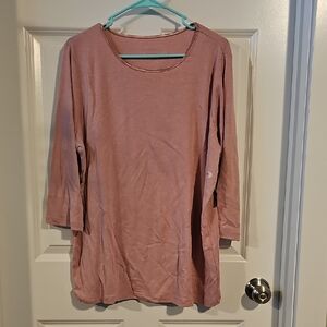 CJ Banks Women's Rose Long Sleeve Top
